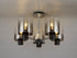 Brooks Semi Flush Light 5 Light